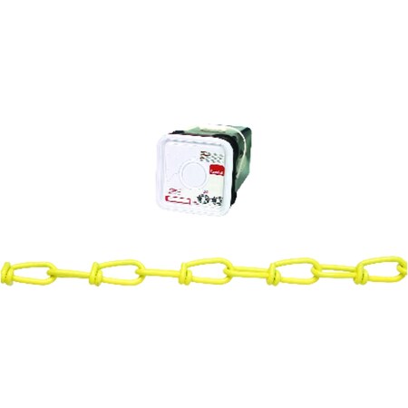 Campbell Chain & Fittings Campbell No. 2/0  Double Loop Carbon Steel Chain 9/64 in. D X 200 ft. L PD0752496N